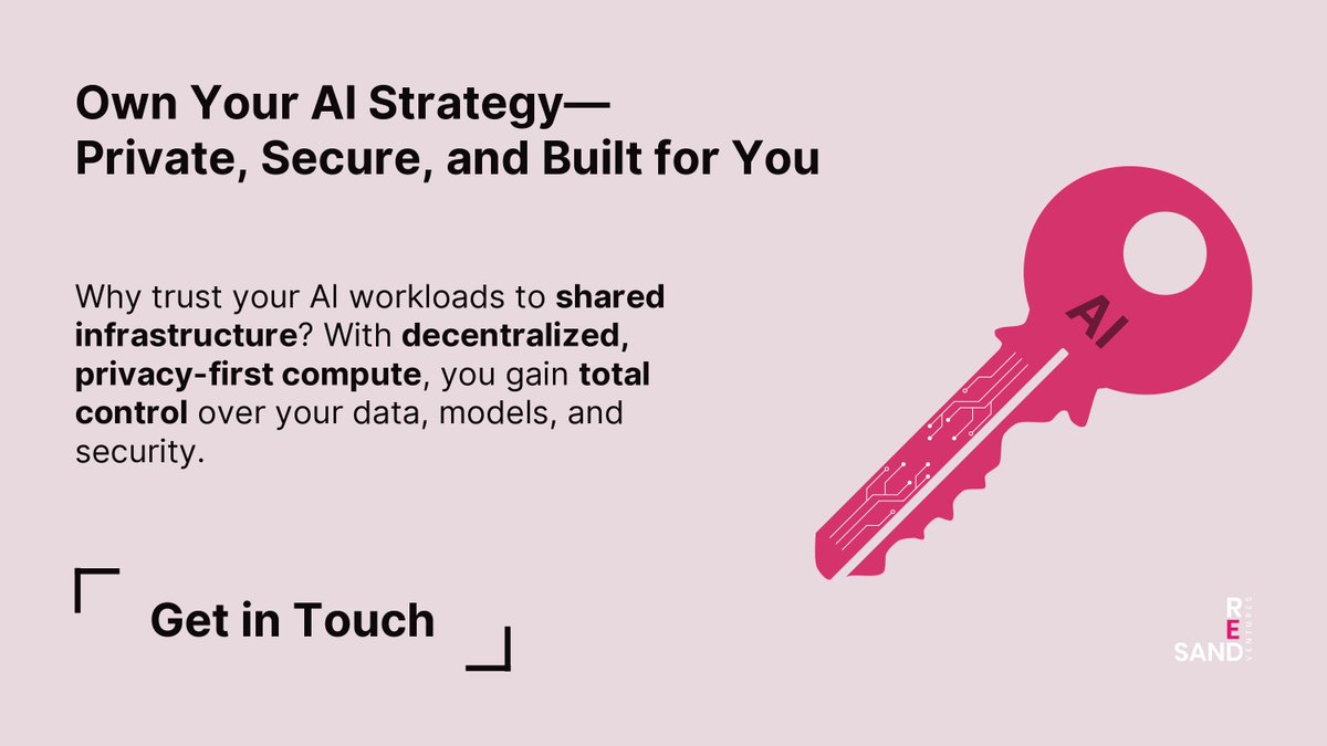 Why trust your AI workloads to shared infrastructure? With decentralized, privacy-first compute, you gain total control over your data, models, + security.

✅ No third-party access
✅ Data sovereignty and compliance
✅ Designed for sensitive workloads

Contact our team for more: