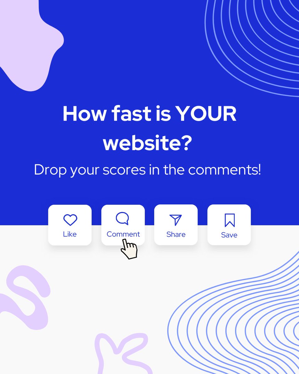 How fast is your website? Is it optimized enough?🕵️

Check your website's speed: tools.pingdom.com

Drop your speed test scores in the comments—we want to see how you stack up!✨