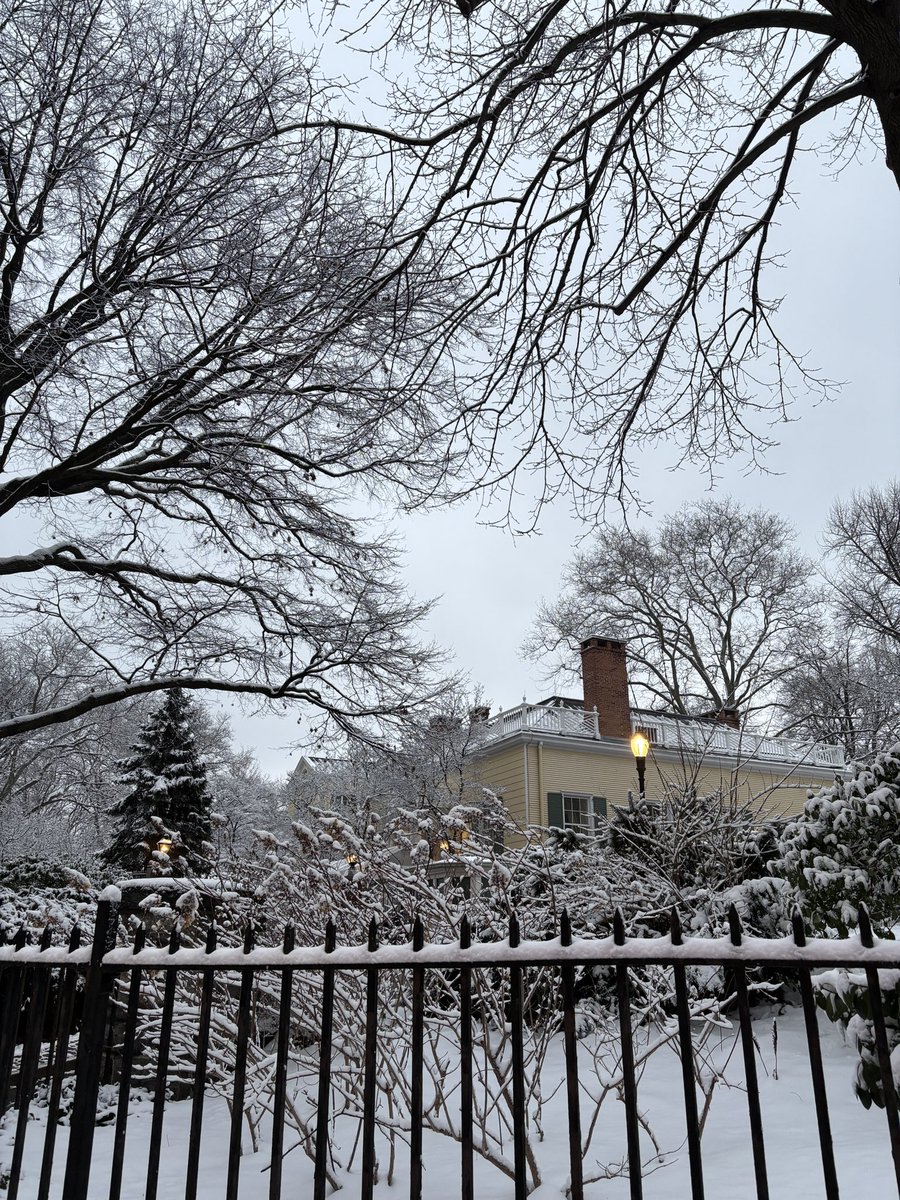 Rebecca Greenberg (@rebeccagnews) on Twitter photo A winter wonderland at Gracie Mansion this morning ❄️ I’ll be live with the latest on the DOJ’s decision to drop corruption charges against Mayor Adams on <a href="/NY1/">Spectrum News NY1</a> A winter wonderland at Gracie Mansion this morning ❄️ I’ll be live with the latest on the DOJ’s decision to drop corruption charges against Mayor Adams on <a href="/NY1/">Spectrum News NY1</a>