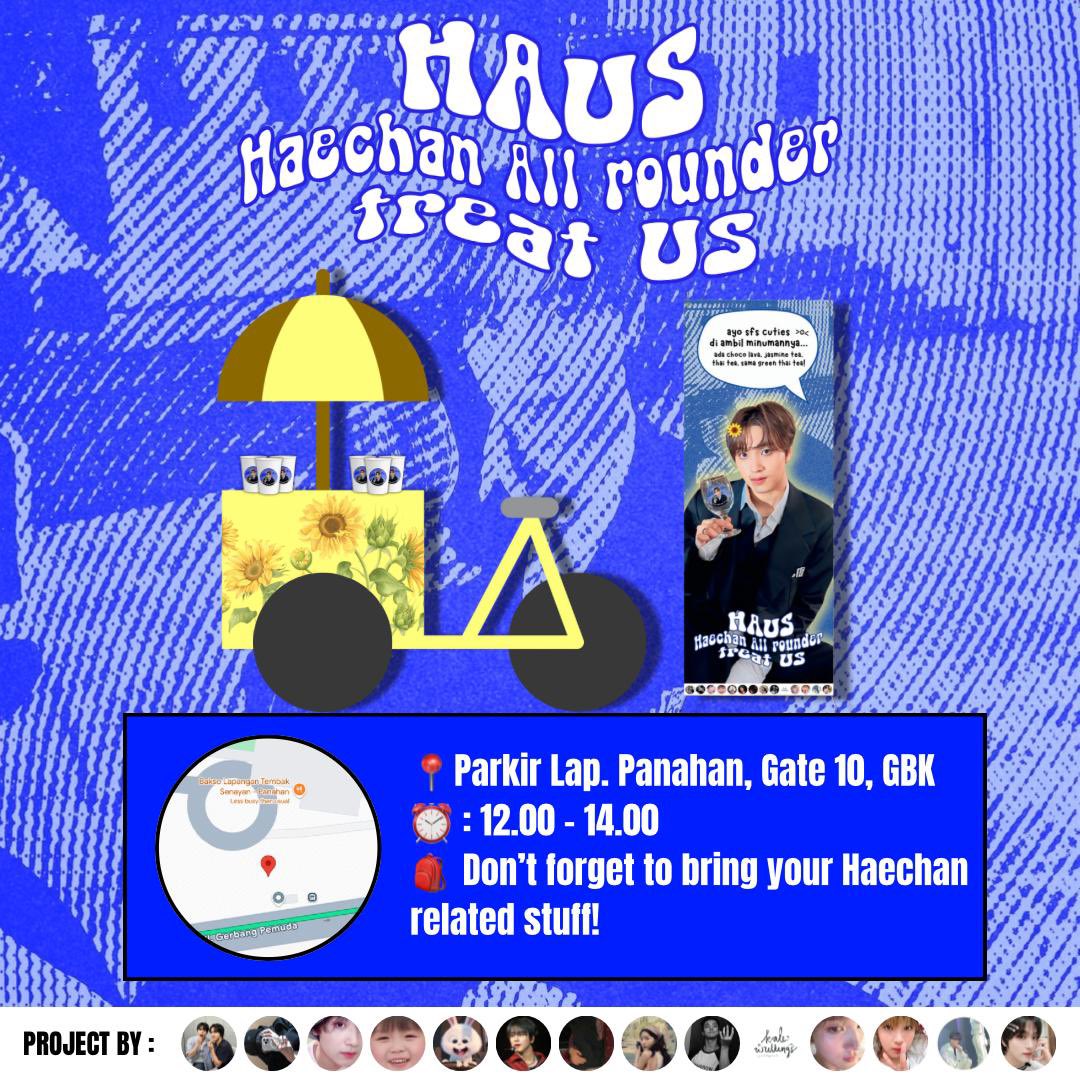 hyuckerss's tweet image. We’re officially 3 days away! Dont forget to take sip of your free drink from our all rounder Haechan🐻

✭ 15 Feb 2025 (day 1)
✭ Parkir Lap. Panahan, Gate 10, GBK
✭ 12.00—14.00
✭ Kindly use #FromHaechanToSfs if you claim the drink

See you there, SFS🌻

#THEMOMENTUMINJAKARTA