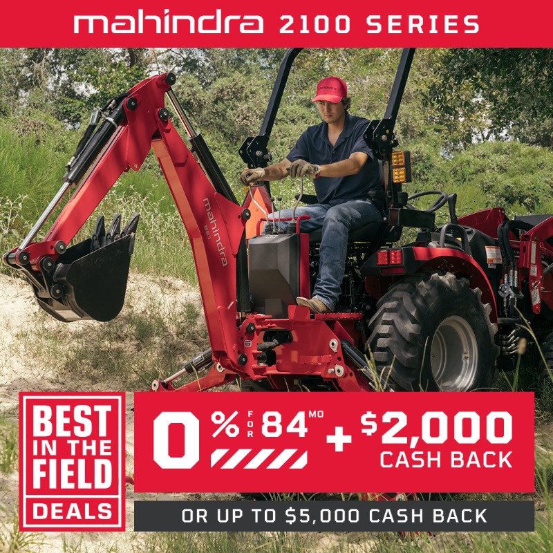 Mahindra_USA's tweet photo. Save big this month on the all-new tougher, smarter, and easier-to-use 2100 series. They’re available now…but with deals like this, they won’t last long