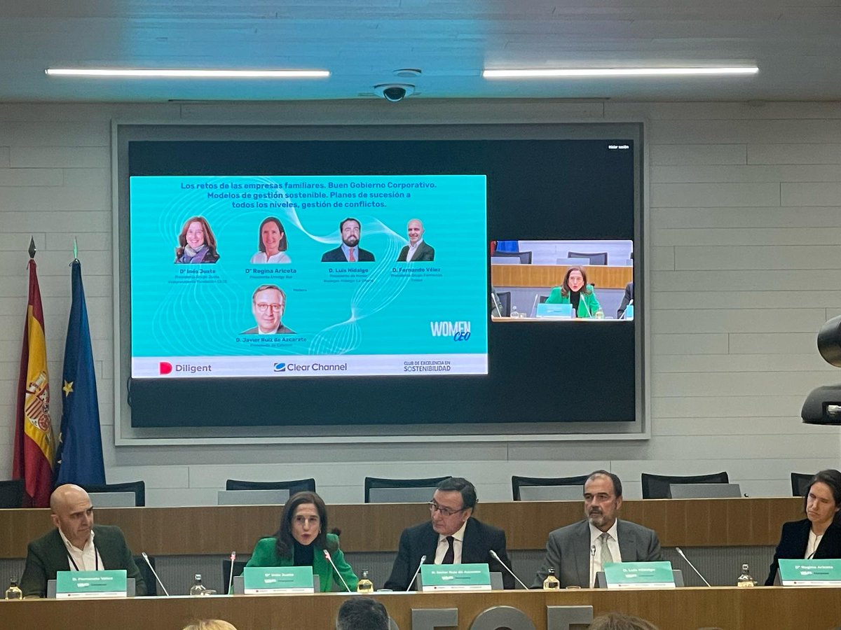 womenceo_es (@womenceo_es) on Twitter photo JavierRuiz de Azcárate, de <a href="/CatenonGlobal/">Catenon</a> preside la mesa Buen Gobierno Corporativo en las Empresas Familiares, junto a Inés Juste, del <a href="/HRGrupoJUSTE/">Grupo JUSTE</a>, Regina Ariceta, de <a href="/entelgy/">Entelgy</a> Ibai, Luis Hidalgo Banchon, de <a href="/bodegashidalgo/">Bodegas Hidalgo</a> y Fernando Vélez Pérez, de <a href="/farmaciastrebol/">Farmacias Trébol 🍀</a>. JavierRuiz de Azcárate, de <a href="/CatenonGlobal/">Catenon</a> preside la mesa Buen Gobierno Corporativo en las Empresas Familiares, junto a Inés Juste, del <a href="/HRGrupoJUSTE/">Grupo JUSTE</a>, Regina Ariceta, de <a href="/entelgy/">Entelgy</a> Ibai, Luis Hidalgo Banchon, de <a href="/bodegashidalgo/">Bodegas Hidalgo</a> y Fernando Vélez Pérez, de <a href="/farmaciastrebol/">Farmacias Trébol 🍀</a>.