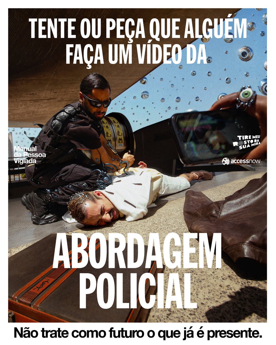 Manual da Pessoa Vigiada 👁️ 

Confira em tiremeurostodasuamira.org.br/manual-da-pess…

❌ MEU ROSTO NÃO 

<a href="/accessnow_latam/">Access Now | Latinoamérica</a>