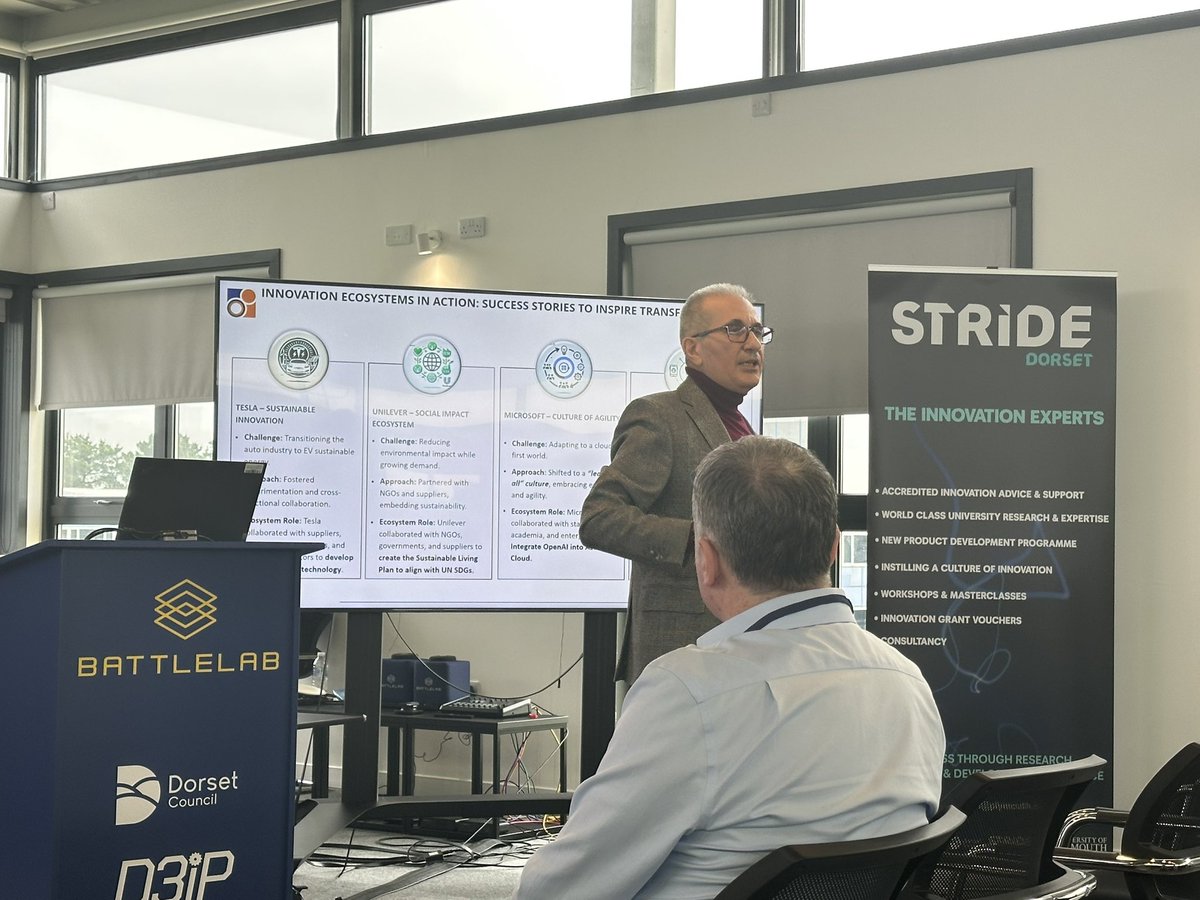 Institute of Innovation & Knowledge Exchange (IKE) (@ikeinnovation) on Twitter photo “Think Big in Innovation not matter what size of business you are! Use your ecosystem to create profit and growth!” w/ <a href="/profsmedhat/">Prof Sa'ad Sam Medhat</a> IKE CEO at #Innovation for Business Conference #STRIDE #Dorset #BattleLab #Live #RT “Think Big in Innovation not matter what size of business you are! Use your ecosystem to create profit and growth!” w/ <a href="/profsmedhat/">Prof Sa'ad Sam Medhat</a> IKE CEO at #Innovation for Business Conference #STRIDE #Dorset #BattleLab #Live #RT