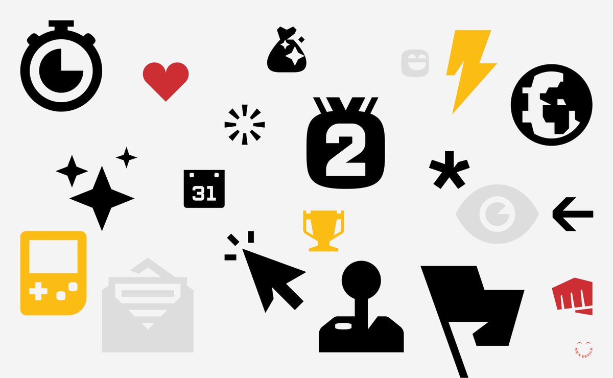 Last year I worked on a 6 month iconography system project for <a href="/riotgames/">Riot Games</a> in collaboration with <a href="/Monotype/">Monotype.</a>, who brought me on as a co-lead and specialist in visual icon systems. See the entire project here → mkn-design.com/chronicles/202…… #MKNDesign