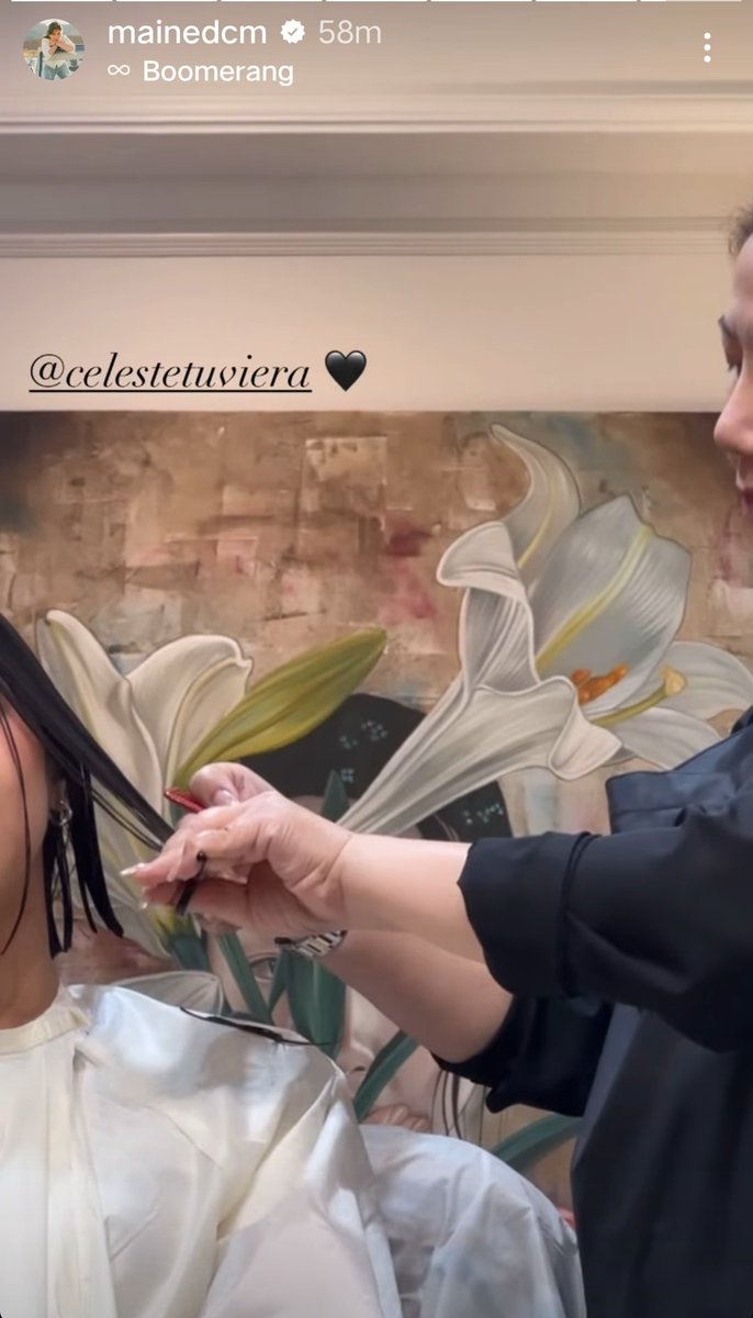 ma1208an's tweet photo. Getting #Celestified 💇🏻♀️
@mainedcm | #MaineMendoza https://t.co/Skwao38Cly