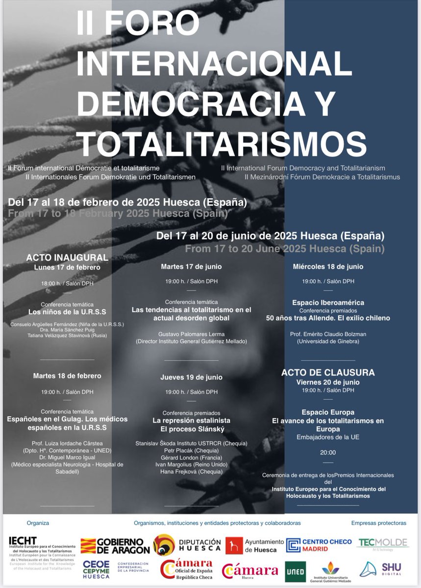 Rueda de prensa de presentación del II Foro Democracia y Totalitarismos. 

youtube.com/live/wsejV2PzI…