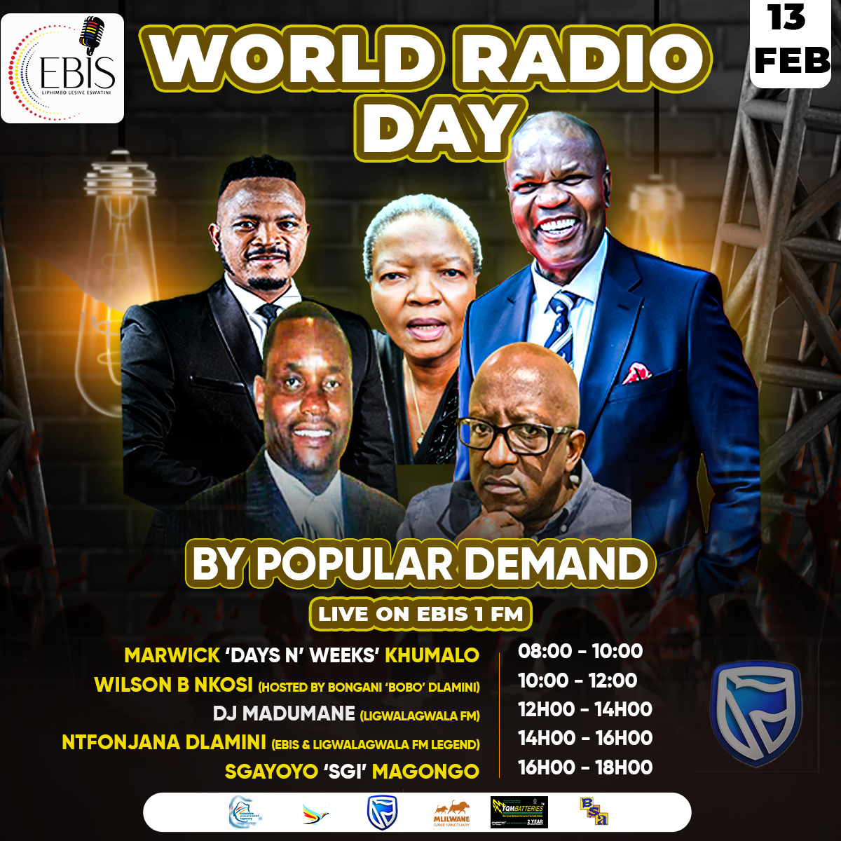 EBISRADIO's tweet photo. Tfokotela luhla lwetinhlelo takusasa ekhaleni leSiSwati #EBIS1FM ngelusuku lwekugubha i #WorldRadioDay2025 libambisene kanye ne LigwalagwalaFMalaFM #Sidzabulimincele #Radio&ClimateChange https://t.co/Y5RFYxNSbX