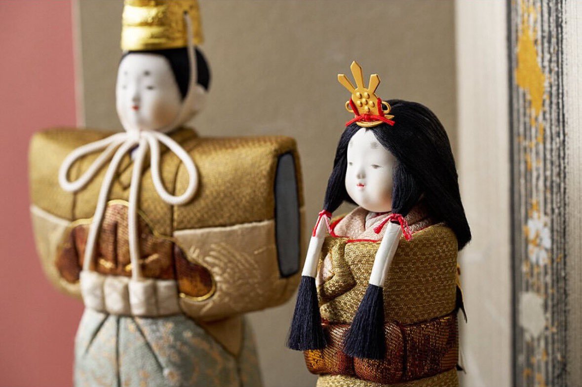 名工・村岡茂作　立ち雛 名工・村岡茂作 立ち雛