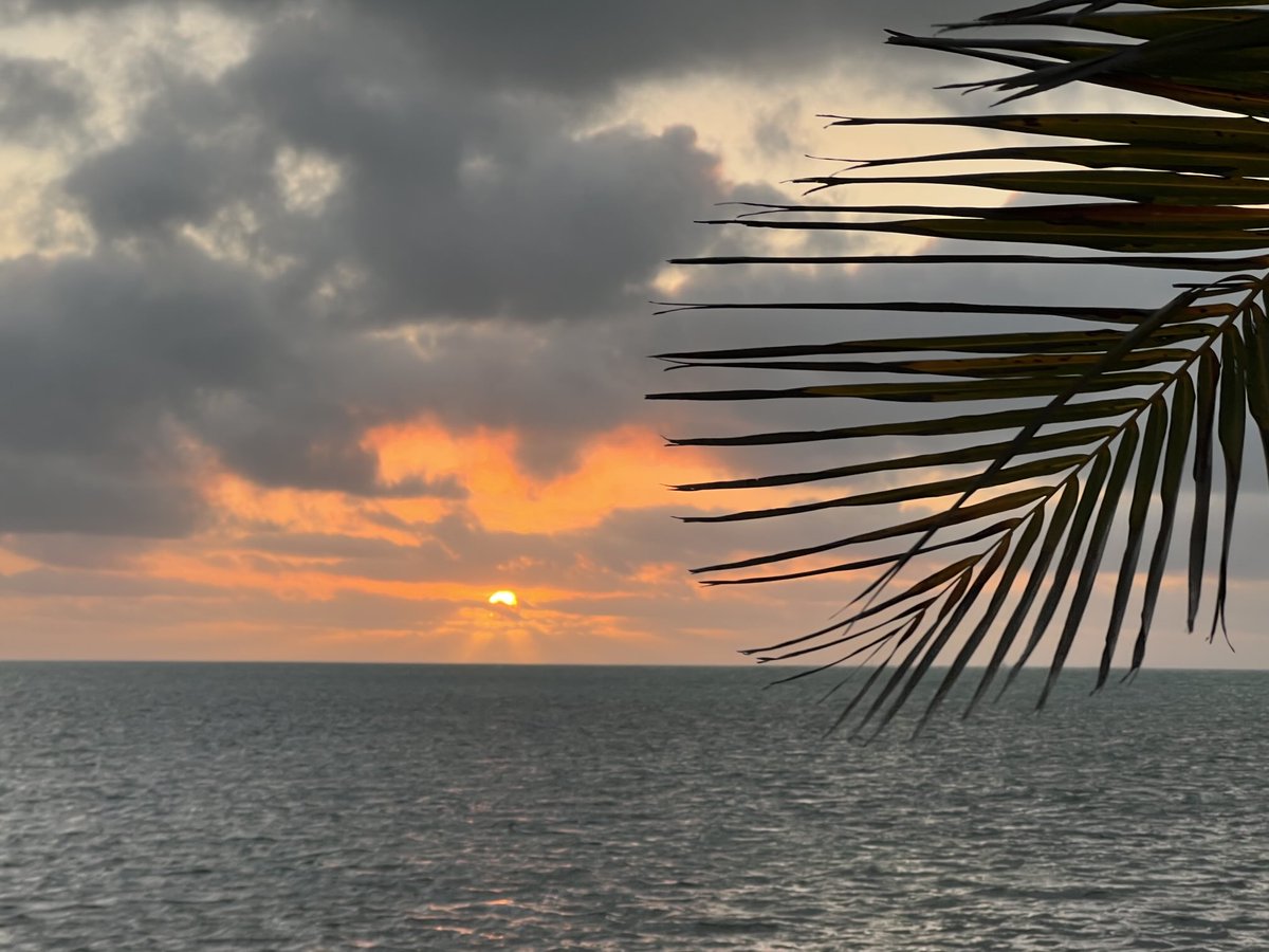 First sunrise of vacation.