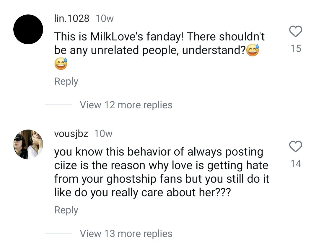 VeenusRutricha's tweet image. So recently I talked to Thai fans (also ML fans) and they told me that Ciize once talked with them abt how she doesn't wanna share any moments with M anymore bcoz she's afraid she would get attacked like how they attacked her and M on M's fanday post last time. 😤😤😤
🧵〰️