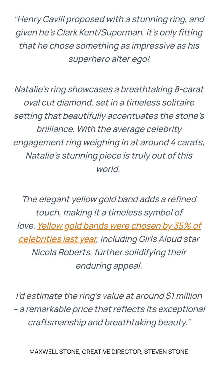 xenia_9755's tweet image. Congratulations 💍❤ #impressive #luckylady #HenryCavill #NatalieViscuso