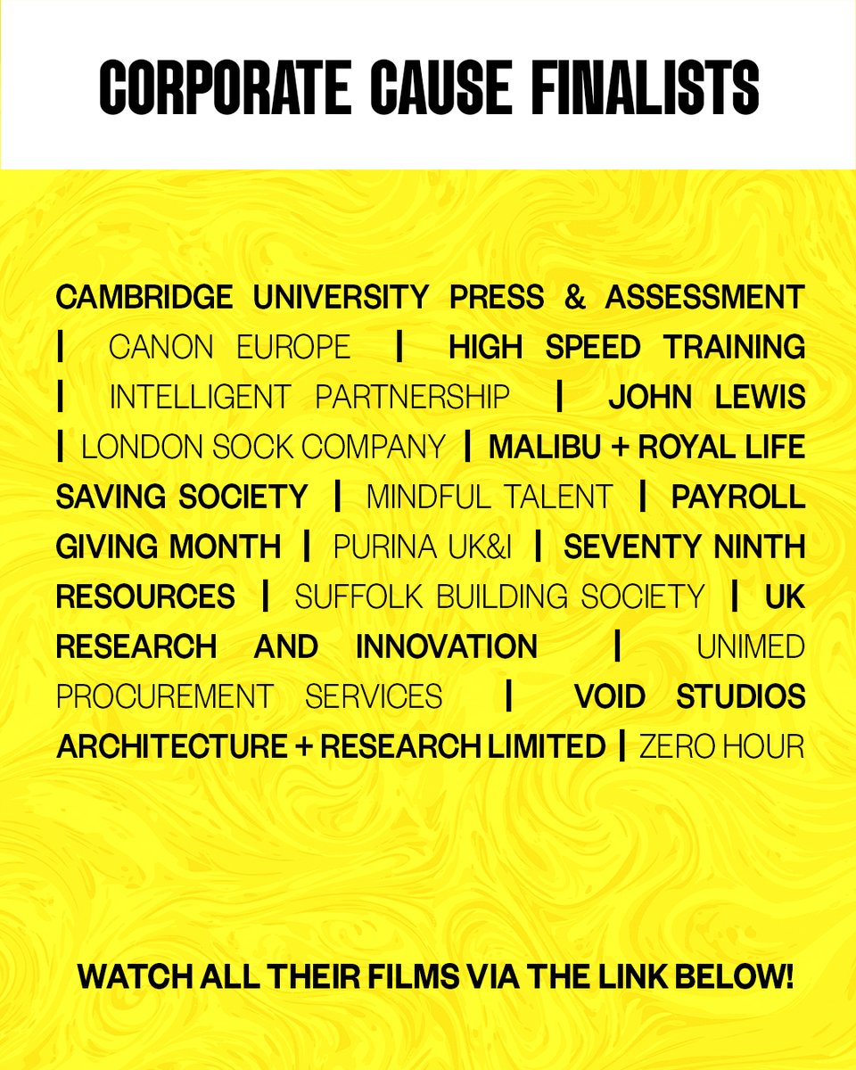 Charity Film Awards tweet media