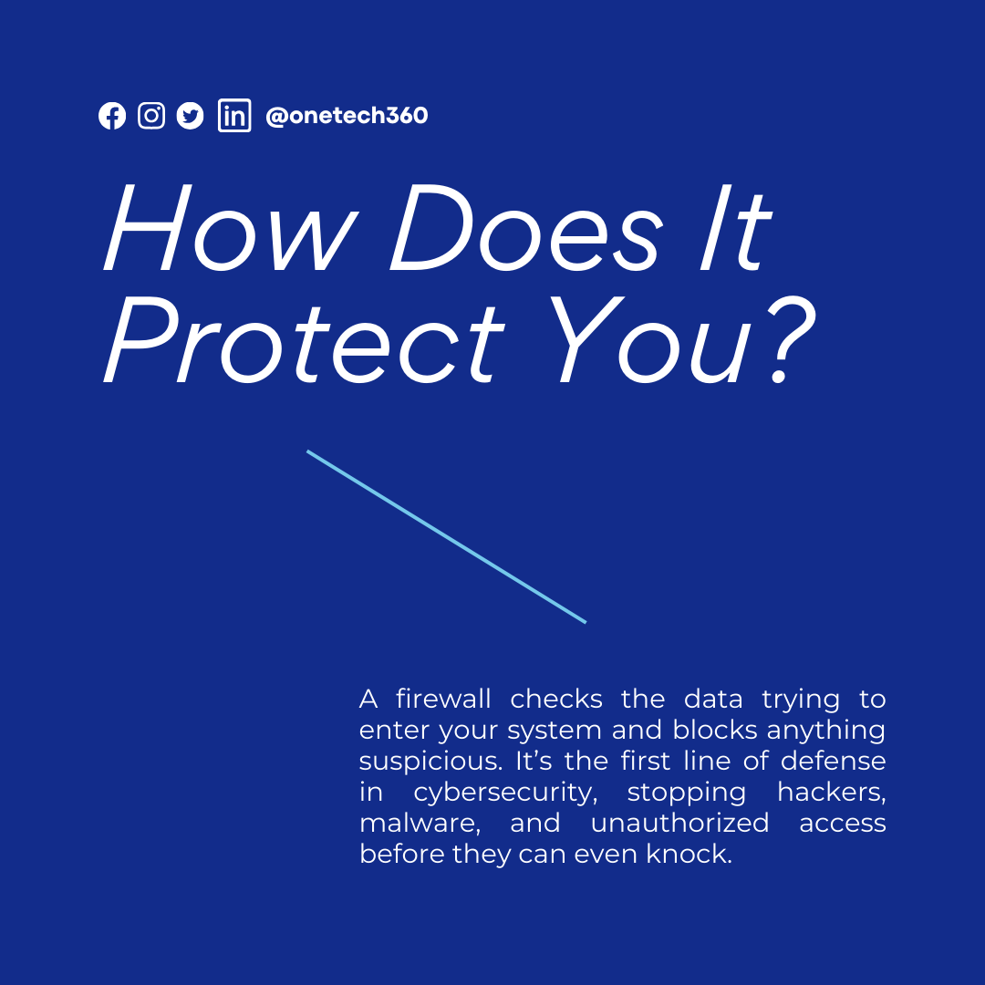 MrWDuvet's tweet image. 🔥 Your Firewall = Your First Line of Defense 🔥

A strong firewall keeps threats out but only if it’s up to date. Is yours ready for the job? Let’s make sure your business stays protected. 💬

#Cybersecurity #StaySafeOnline #FirewallProtection #OneTech360