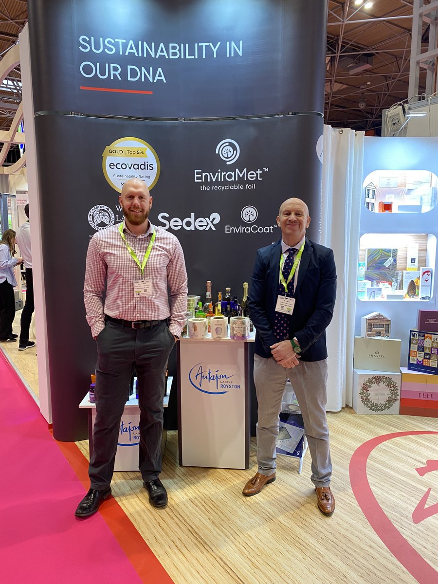 RoystonLabels's tweet photo. We're here! Come and visit Autajon Labels Royston on stand D79 at #NECBirmingham for the Packaging and Innovations Show 2025. Come and speak with our specialists on stand D79
 #PackagingInnovations #Empack2025 #FutureOfPackaging #labels #wine #food #drink https://t.co/TUNPDt9Oli