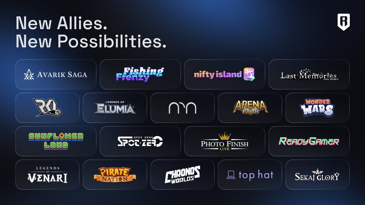 Ronin (@ronin_network) on Twitter photo 3/ Discover Games, AI Agents, and MOAR on Open Ronin
There are legions of teams building games in our ecosystem – and more are on the way.
Here are a few that have joined our movement recently – including 9 who joined this week 👇
<a href="/photofinishgame/">Photo Finish™ LIVE 🌹 🐎 Virtual Horse Racing</a>
<a href="/SpotZero_Game/">Spot Zero</a>
<a href="/ChronosWorlds/">ChronosWorlds</a> 3/ Discover Games, AI Agents, and MOAR on Open Ronin
There are legions of teams building games in our ecosystem – and more are on the way.
Here are a few that have joined our movement recently – including 9 who joined this week 👇
<a href="/photofinishgame/">Photo Finish™ LIVE 🌹 🐎 Virtual Horse Racing</a>
<a href="/SpotZero_Game/">Spot Zero</a>
<a href="/ChronosWorlds/">ChronosWorlds</a>