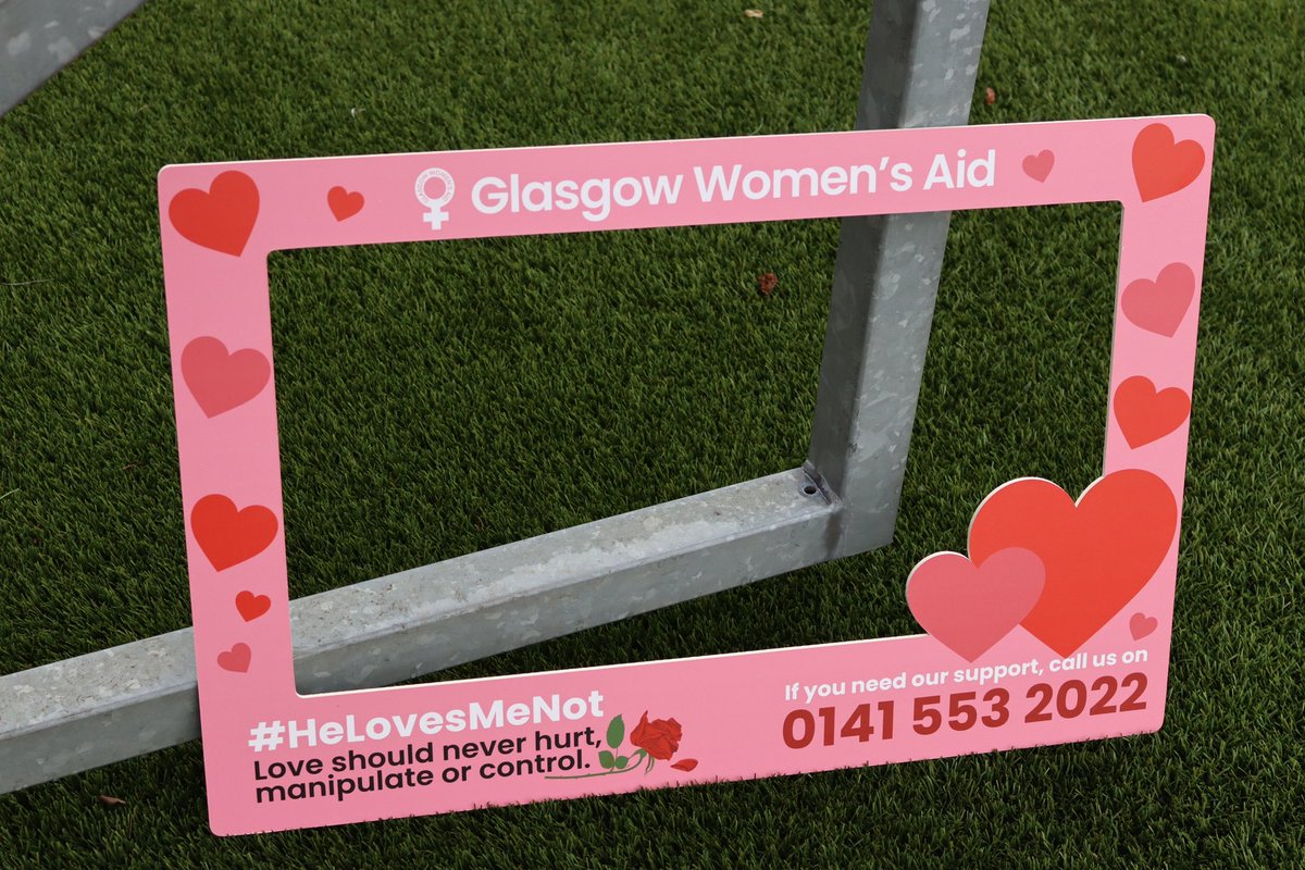 We are pleased to partner with <a href="/GlasgowCityFC/">Glasgow City FC</a> to launch our Valentine’s Day campaign ‘He Loves Me Not’.

Find out more about the campaign here: glasgowwomensaid.org.uk/he-loves-me-no…

#glasgowcityfc #HeLovesMeNot #valentinesday #domesticabuse #domesticviolence #SWPL