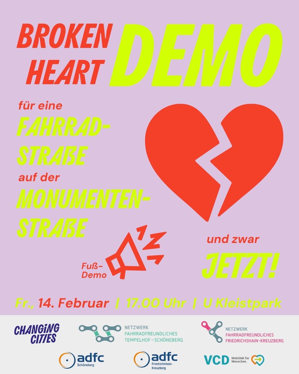 ‼️Seid dabei‼️

Diesen Freitag 
17:00 Uhr 
U Kleistpark