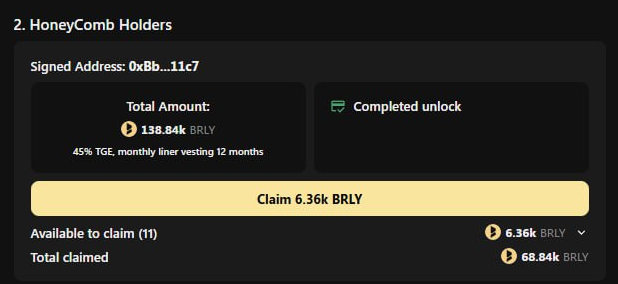 Berally_io's tweet photo. as what we signed in our Deal Sheet with @0xhoneyjar, Honeycomb holders will get an airdrop of 1% total supply of $BRLY

first 500 Honeycomb holders who go to https://t.co/LmPPtf7BdA to buy your first Pass and do a shitpost will share this juicy piece

if you dont know what to do, dont join our Discord in bio to beg for guidelines