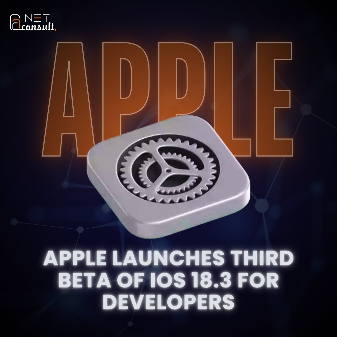 NetConsultDubai's tweet image. Apple has dropped the 3rd beta of iOS 18.3 for developers! New features include revamped Notification Summaries, updated Camera Controls, and improved PDF editing. Remember to check your notifications on the Lock Screen! For more details, stay tuned! #iOS183 #AppleUpdate