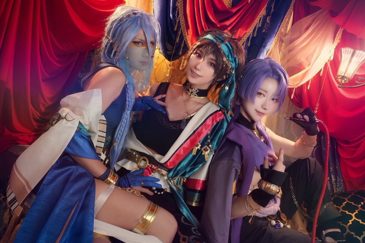 【熱砂の烈日譚】

💜<a href="/xxkysn__/">サナ🦀</a> 
🤎<a href="/aimicos73/">あいみ🍩</a> 
💙キョウヤ

photo📸<a href="/PhotoPhotoNi/">Green</a>