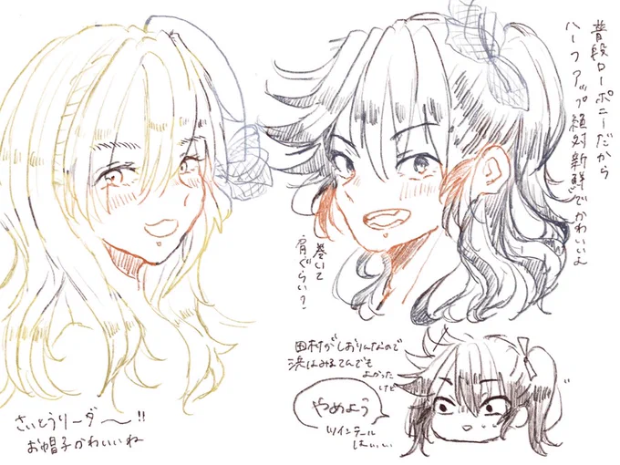 アイドル学年あいどるヘアアレンジシリーズ、これにて完走 
