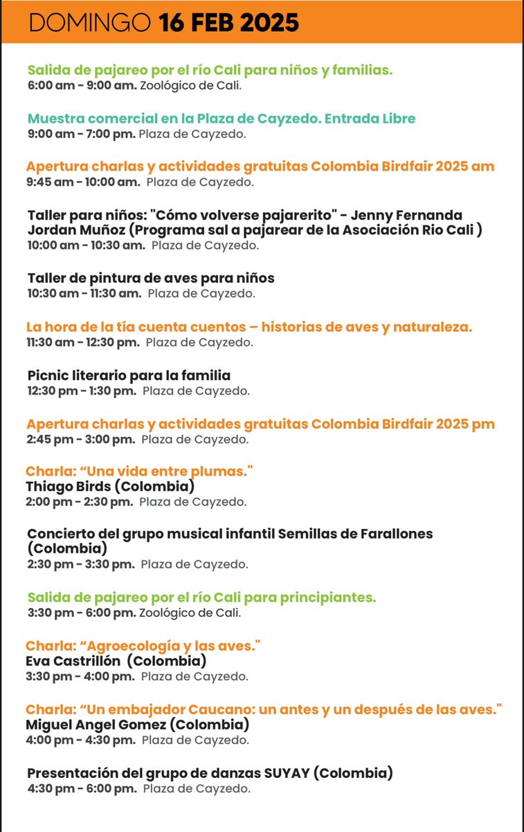 OPoeticos's tweet photo. Nos vemos en @ColombiaBF 💚para conocer más de cerca el mundo de las #aves y su importancia. Estaremos  en la muestra comercial con todos nuestros productos  ecoamigables inspirados en avifauna 🦜🐦
Evento gratuito ✨️
📍Plaza de Cayzedo / Cali
@SecTurismoCali @AlcaldiaDeCali https://t.co/sIaVn2itrN