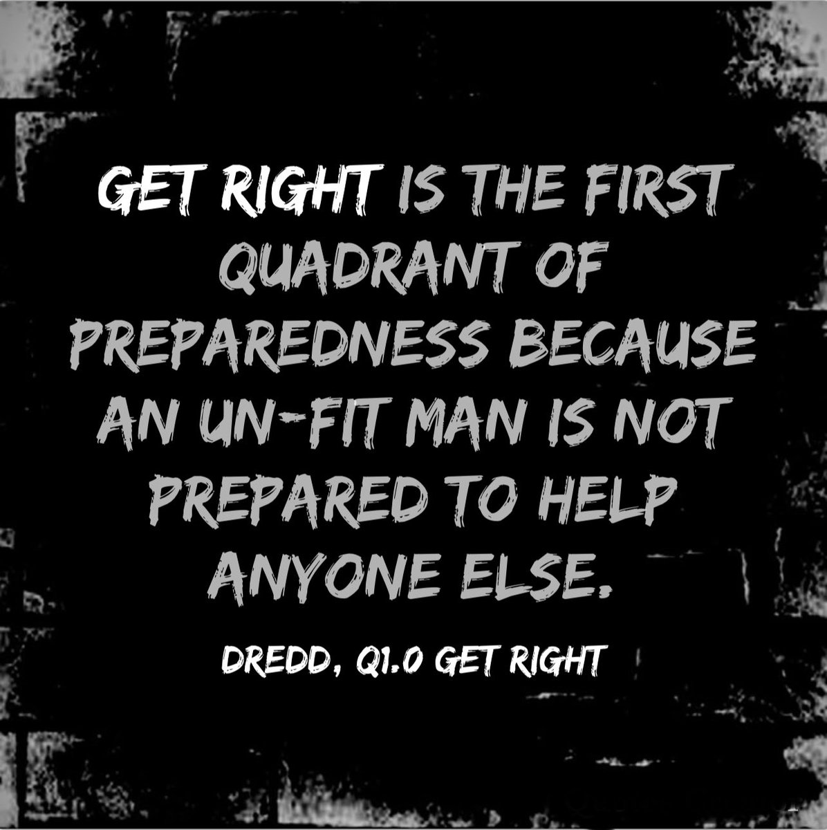 Q1.0 GET RIGHT:  The Pursuit of Proper Personal Alignment 

▪️To be able to help others, a man must first help himself.

Linktr.ee/F3QSOURCE