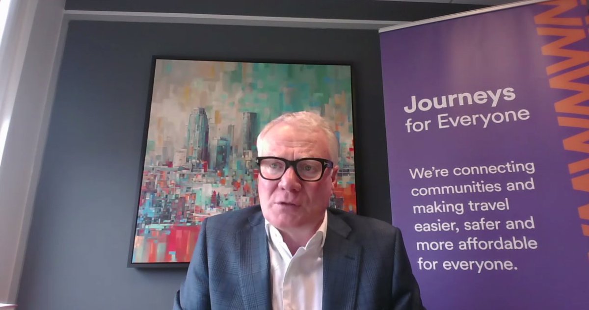 UTG_UK's tweet photo. On rail, Richard Parker @MayorWestMids says he is expecting upcoming legislation to give Mayors a larger role across the rail network.

This will be key to improving connectivity, adding that the West Midlands has big ambitions for rail.

#UTGNext https://t.co/6duDec1ck5