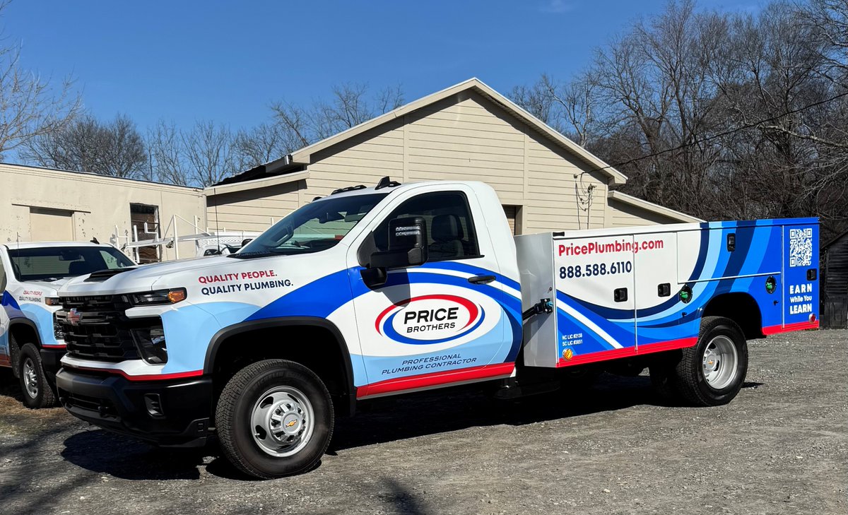 Have you spotted one of our newly wrapped trucks on the road? We’re excited to showcase our updated logo! PBI is honored to be recognized as one of the Southeast’s largest plumbing contractors serving both North and South Carolina. 

#PBI #PriceBrothers