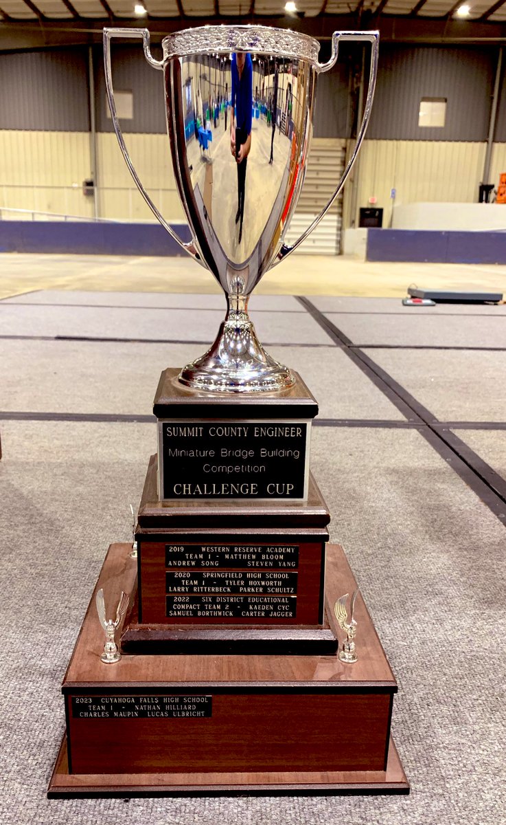 Today’s Miniature Bridge Building Competition is almost ready to begin! 

28 teams from 11 schools will compete for the MBBC Challenge Cup! 

#MBBC