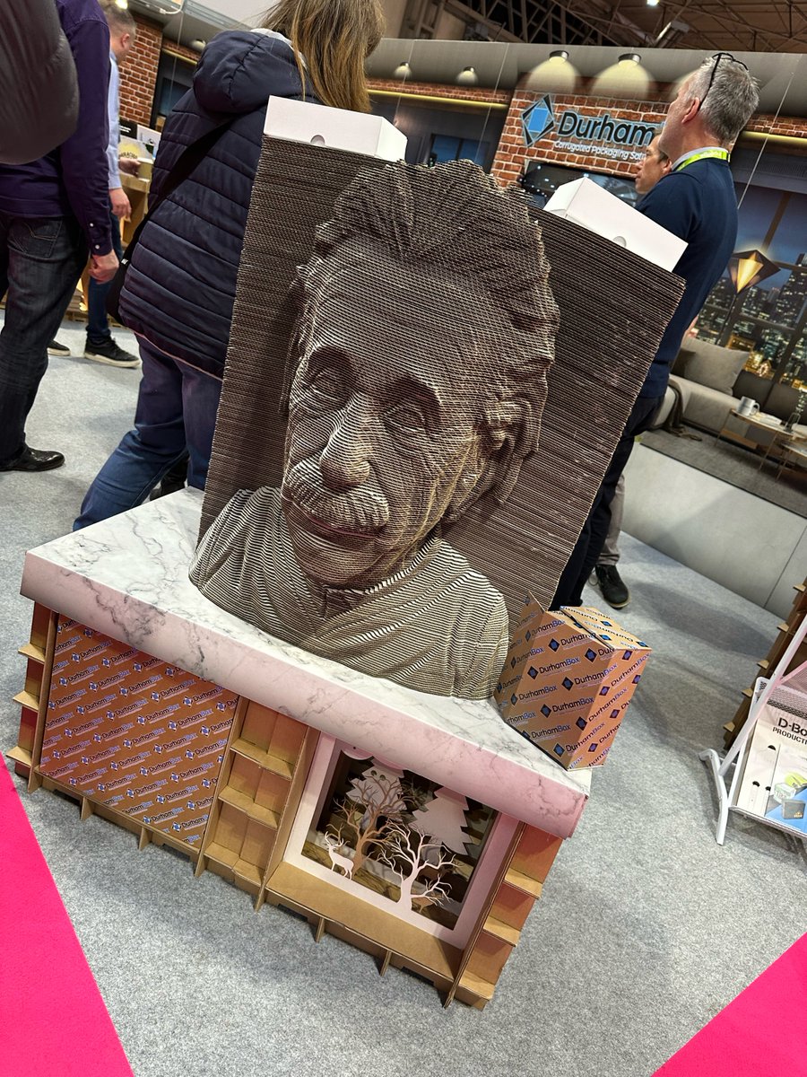 EltaAutomotive's tweet photo. The team is at Packaging Innovations &amp; Empack 2025, exploring the latest sustainable packaging trends! We're seeking plastic-free alternatives for our customers—got any? Let’s connect! Also, we now want a cardboard dinosaur for the office... ♻️

#PackagingInnovations https://t.co/mlOpXB7C3R