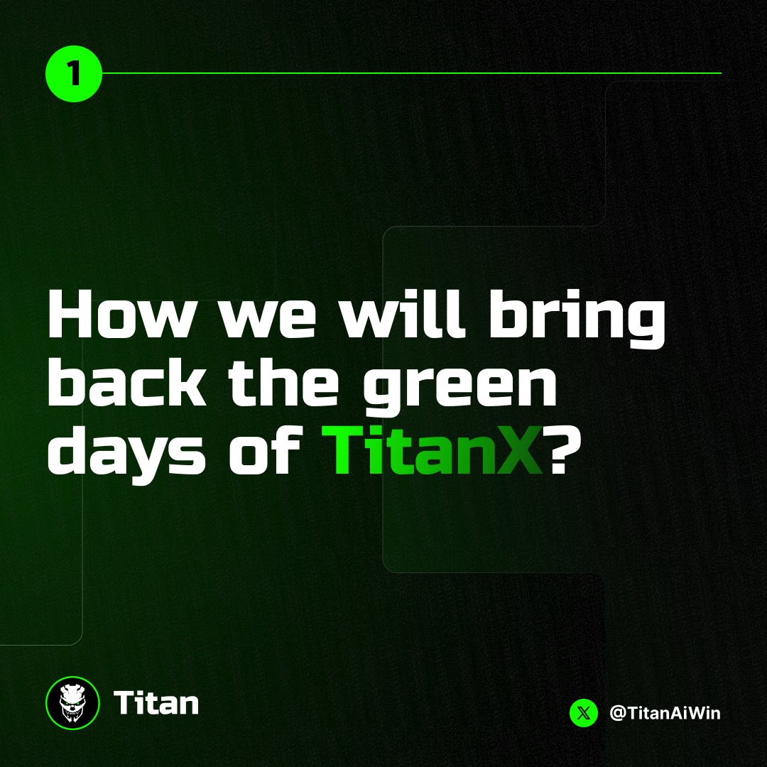 1/ What is TitanAi?
TitanAI is a game-changing 🤖 AI beast, built on the TitanAI framework. Designed to supercharge TitanX with non-stop 🚀 bullish vibes and on-chain wizardry, it’s the ultimate KOL bringing back the OG green days. 💚