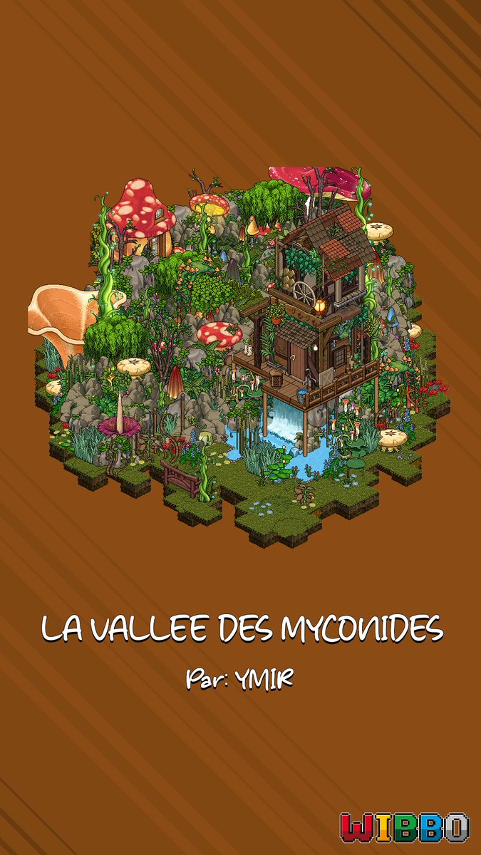 WibboORG's tweet photo. "La Vallée des Myconides" est un appart magique imaginé par Ymir 🍄✨ Plonge dans un univers féérique où champignons géants, lumières envoûtantes et nature enchantée se rencontrent. 🌿👉 Rejoins-nous sur Wibbo ! 🎮  #RetroWibbo #NosJoueursOntDuTalent #Créativité #PixelArt  #Wibbo https://t.co/hk7o3bydXR