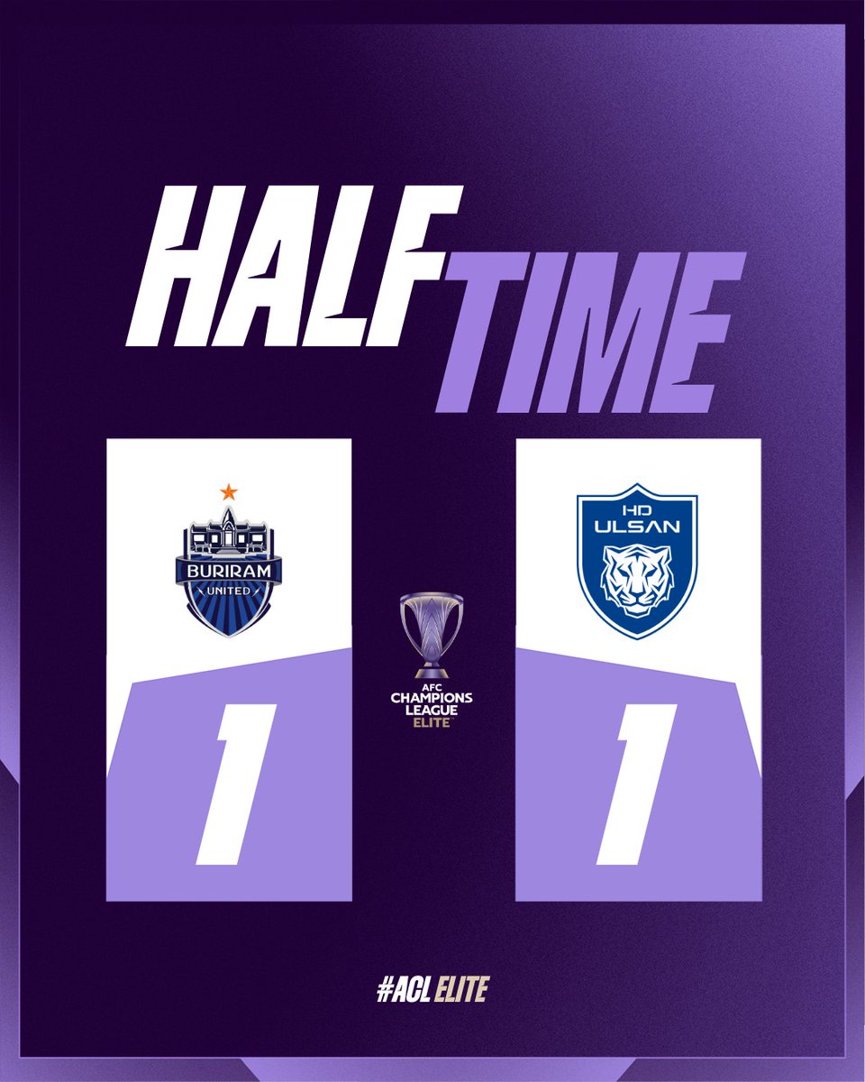 azamtvtz's tweet photo. #ACLElite Ngoma inaendelea…
47’: Buriram United 1-1 Ulsan HD
LIVE #AzamSportsHD
#AFCChampionsLeague #AFCChampionsLeagueElite #AsianChampionsLeague #TheAFCCL #AFCCL #ACLElite #ACL #LigiYaMabingwaAsia #BuriramUnited #UlsanHD #BURvUHD
@TheAFCCL https://t.co/ApDJy88ygu