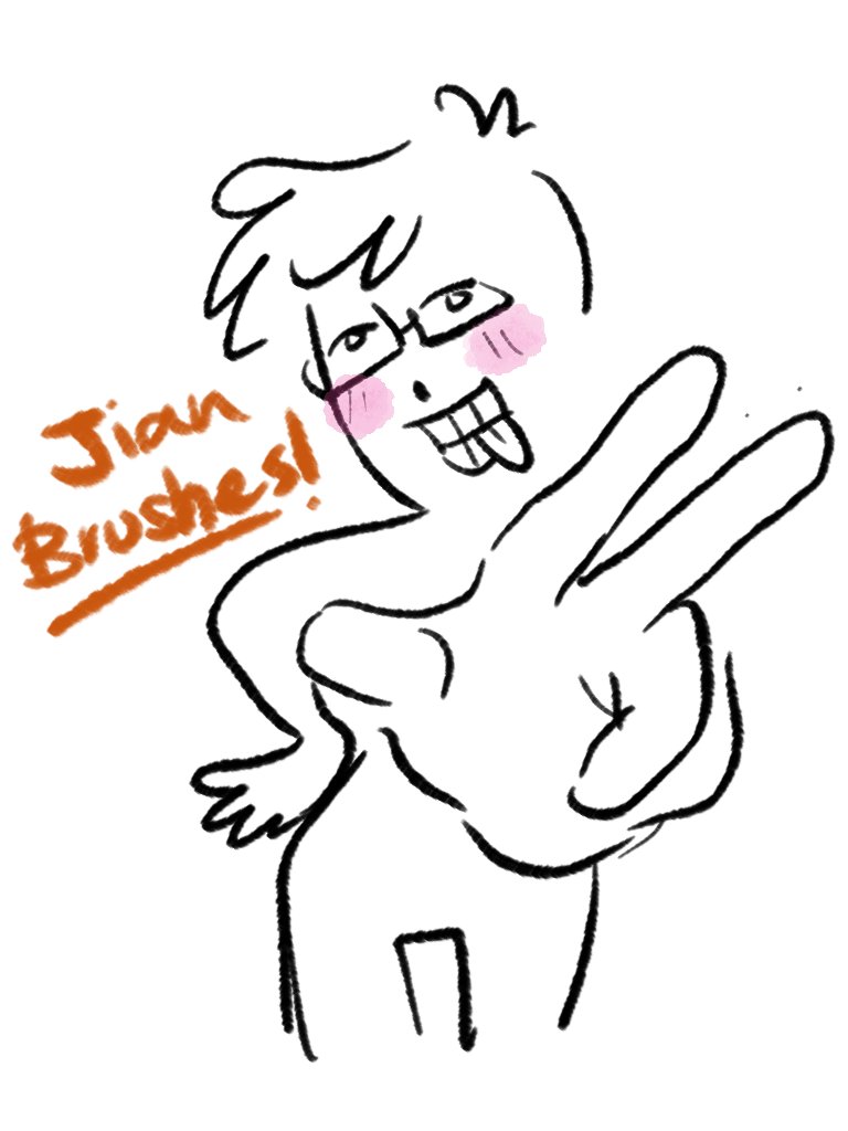 Jian_Hue's tweet image. A thread of all the brushes I use! I will update this every once in a while.. or when I find a good brush .