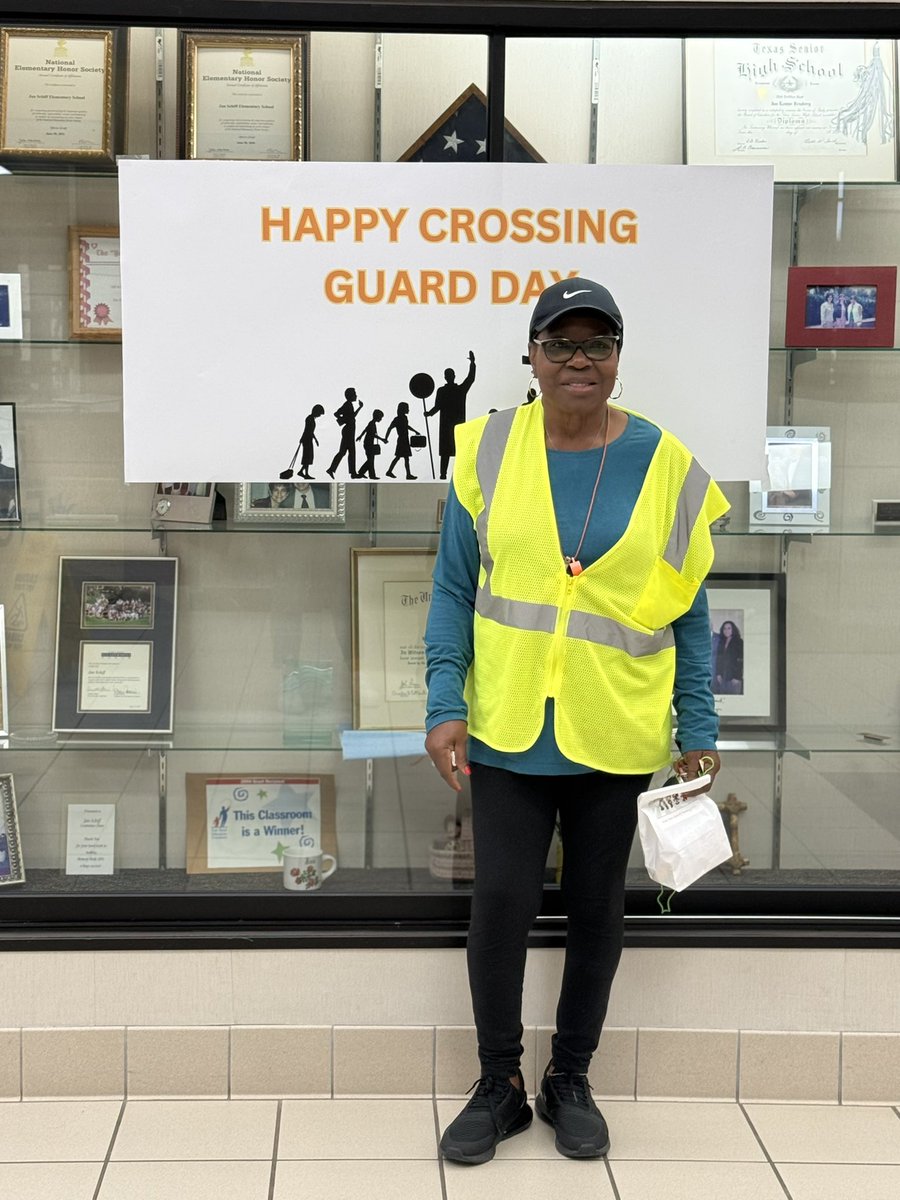 Happy Crossing Guard Day! We thank you for getting our families to school safely each day.