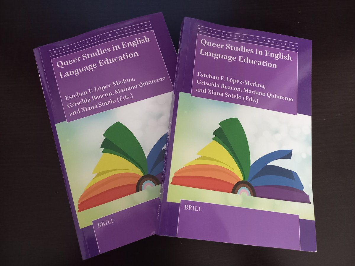 In 2022 we started envisioning #Queer Studies in #English Language #Education with Griselda Beacon, Mariano Quinterno and Xiana Sotelo. We now have it at home!
Thank you <a href="/KamdenStrunk/">Kamden Strunk</a> and Stephanie A Shelton for your support!
To order your copy:
brill.com/display/title/…