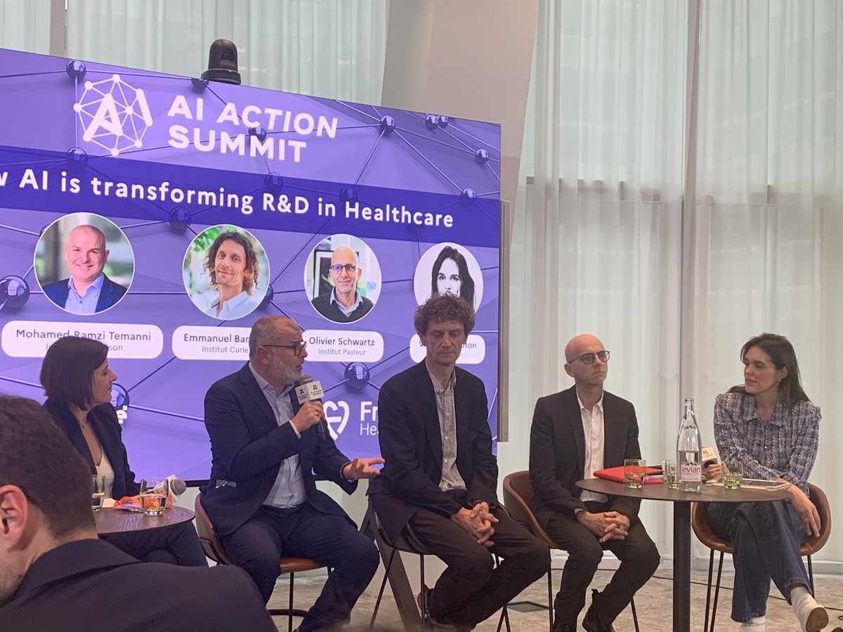 Johnson & Johnson Innovative Medicine France (@jnjinnovmedfra) on Twitter photo Comment l’#IA transforme-t-elle la R&D en #santé ?
Hier après-midi, Mohamed-Ramzi Temanni, Responsable IA chez <a href="/JNJInnovmedFRA/">Johnson & Johnson Innovative Medicine France</a>, a exploré cette thématique lors du Sommet pour l’Action sur l’IA.
Retour en photos sur son intervention ⤵️ Comment l’#IA transforme-t-elle la R&D en #santé ?
Hier après-midi, Mohamed-Ramzi Temanni, Responsable IA chez <a href="/JNJInnovmedFRA/">Johnson & Johnson Innovative Medicine France</a>, a exploré cette thématique lors du Sommet pour l’Action sur l’IA.
Retour en photos sur son intervention ⤵️