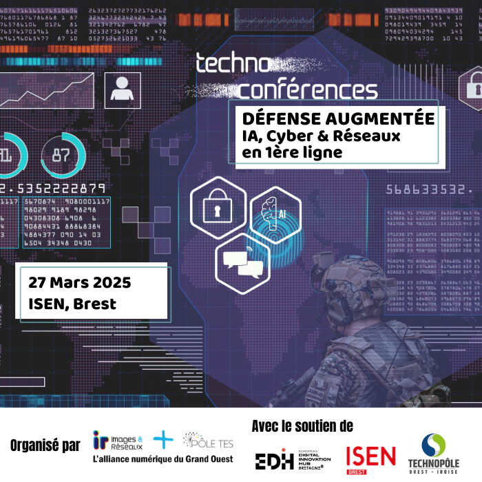 imagesreseaux's tweet image. 🚀 Participez à la #Technoconférence Défense Augmentée - IA, Cyber &amp;amp; Réseaux le 27 Mars à l&apos;ISEN #Brest !

💡 Explorez comment l&apos;IA, la cybersécurité et les réseaux redéfinissent la sécurité nationale et européenne.

👉 urlr.me/zQYBs3