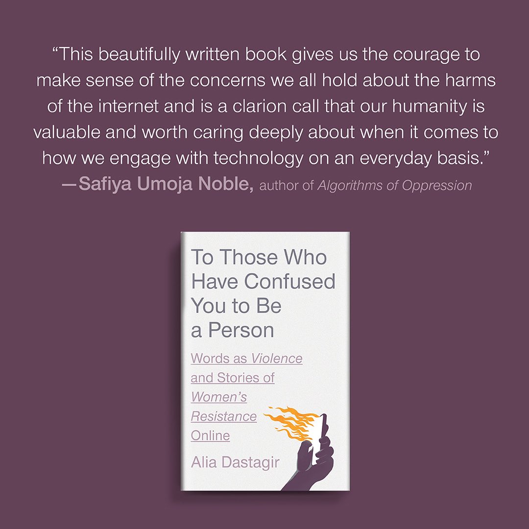 Alia Dastagir (@alia_e) on Twitter photo Whatever form resistance takes - online and off - we need ways to cope with difficulty, manage fear, fight despair. We need stories that show how to fight systems that rank human life. We must continue to imagine what we hope for. penguinrandomhouse.com/books/737402/t… <a href="/kate_manne/">Kate Manne</a> @safiyanoble Whatever form resistance takes - online and off - we need ways to cope with difficulty, manage fear, fight despair. We need stories that show how to fight systems that rank human life. We must continue to imagine what we hope for. penguinrandomhouse.com/books/737402/t… <a href="/kate_manne/">Kate Manne</a> @safiyanoble