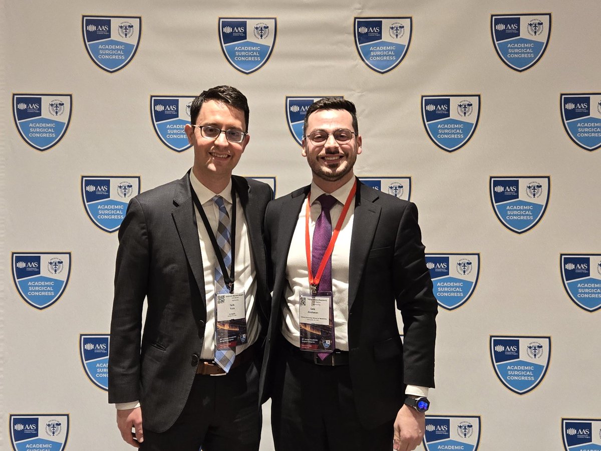 Tarik Yuce (@tarikyucemd) on Twitter photo Fantastic presentation by <a href="/QaisAbuHasan/">Qais AbuHasan</a>! It has been a pleasure having him as our bariatric research fellow. He has been incredibly hard working and productive. I canāt wait to see where he matches this March! #ASC2025 Fantastic presentation by <a href="/QaisAbuHasan/">Qais AbuHasan</a>! It has been a pleasure having him as our bariatric research fellow. He has been incredibly hard working and productive. I canāt wait to see where he matches this March! #ASC2025