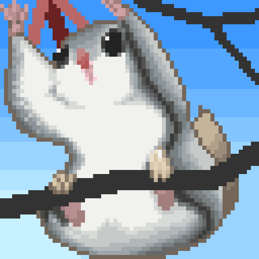 himakudokogei's tweet photo. #ドット絵 #pixelart にゅにゅっとエゾモモンガ。 https://t.co/PdQoEJGQSG