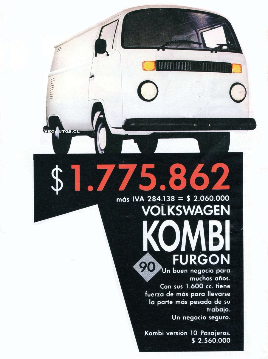 VeoAutos's tweet photo. Volkswagen Chile Enero 1990
+ Info https://t.co/wwzucysJ5N
#vwamazon #vwkombi #macovolkswagen @VW @addict_car @thecarfactoids @RiveraNotario @VWChile https://t.co/sV0whlfLkj