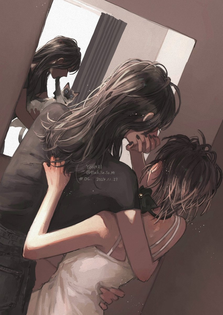 Black_Se_Sa_Mi's tweet photo. 女の子たちの創作… https://t.co/qBLy1cBsqB
