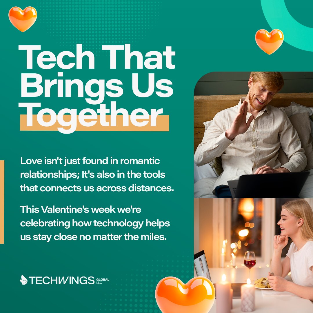 OfficialTWGLLC's tweet image. Love isn’t just about being close—it’s about staying connected. ❤️✨

From video calls to voice notes, tech keeps relationships alive across miles.

What’s your go-to tech for staying connected? 👇 #TechThatConnects #ValentinesWeek