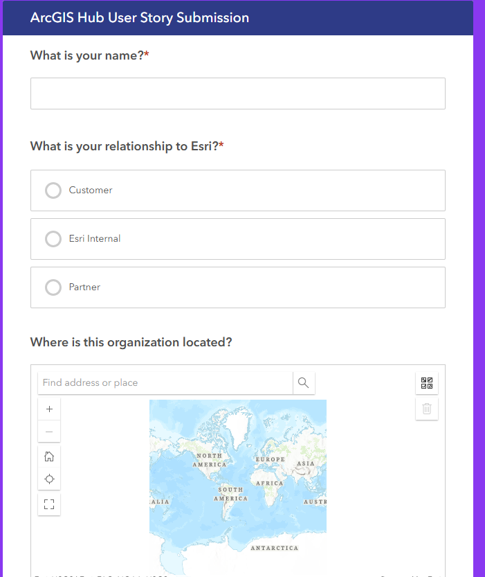 ArcGISHub's tweet image. Want the chance to see your Hub story spotlighted by Esri? Fill out this survey and tell us about your experience! #HubHints

Tell us more: ow.ly/xOTC50UUmqM