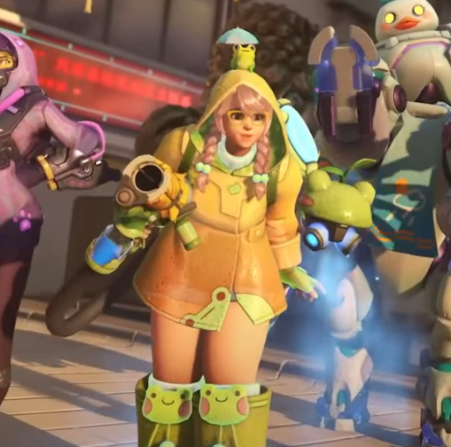 pampurins's tweet image. FROGGY MEI WITH PINK HAIR AND BRAIDS OMG SUPER ADORABLE!!! 🩷🐸