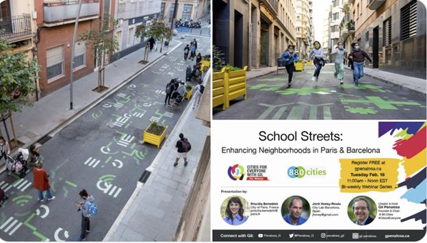 Join #Cities4Everyone with Gil 
<a href="/Penalosa_G/">Gil (Guillermo) Penalosa</a> on 2/18 to discover how cities like Barcelona and Paris are making streets near schools safer and greener for kids. Register: bit.ly/3Vv1FA8