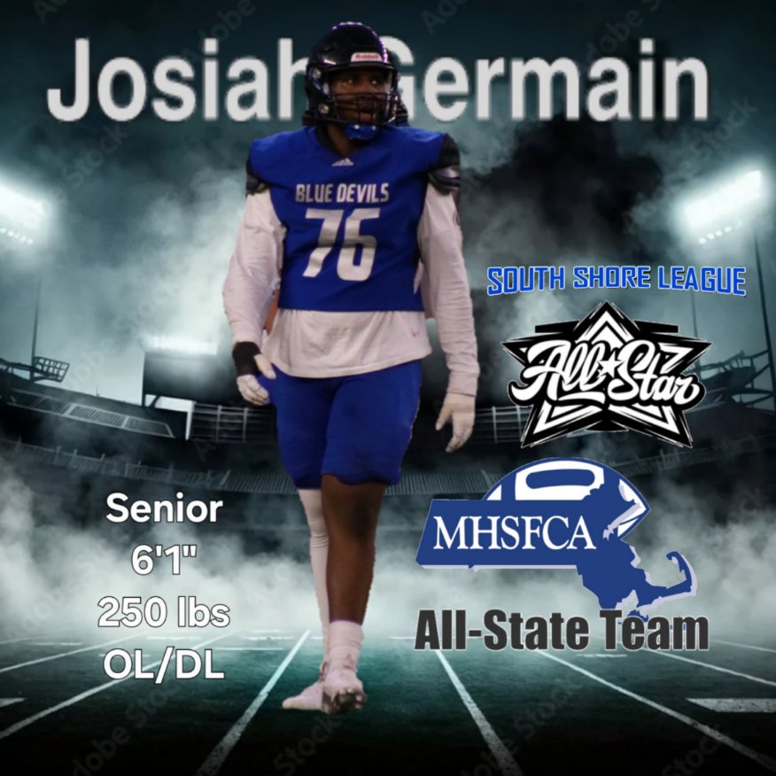 Randolph HS Football (@rhsbluedevilfb) on Twitter photo <a href="/zeekmak/">Zymari “Z” Bailey 2026</a> <a href="/AidenJoseph25/">Aiden Joseph</a> <a href="/JosiahGermain64/">Josiah ” JoJo” Germain</a> earned <a href="/MHSFCA4/">MHSFCA</a> all state recognition and south shore league all star recognition. (2/2) <a href="/zeekmak/">Zymari “Z” Bailey 2026</a> <a href="/AidenJoseph25/">Aiden Joseph</a> <a href="/JosiahGermain64/">Josiah ” JoJo” Germain</a> earned <a href="/MHSFCA4/">MHSFCA</a> all state recognition and south shore league all star recognition. (2/2)